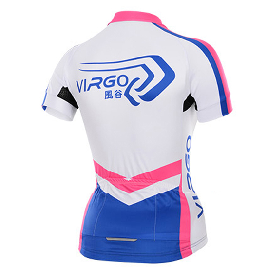Mujer Maillot To the fore Tirantes Mangas Cortas blanco Y Rosa